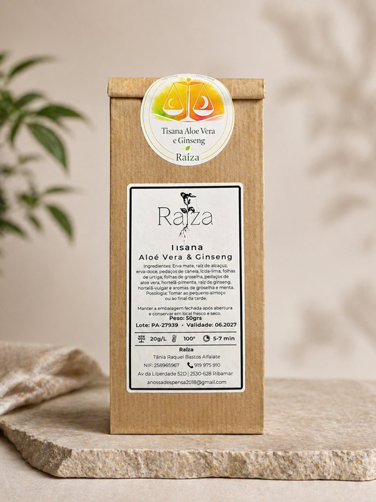 Tisana de Aloé Vera & Ginseng Raíza